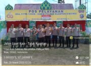 Kapolres Kuansing Tinjau Pos Pelayanan Ops Ketupat Lancang Kuning 2025 di Desa Tanjung Pauh
