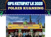 Kapolsek Singingi Hilir, Camat, dan Kapustu Kunjungi Pos Pam Ops Ketupat Lancang Kuning 2025 di Tanjung Pauh