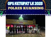 Tim Pamatwil Polres Kuansing Lakukan Kunjungan ke Pos PAM Ketupat Lancang Kuning 2025 di Tanjung Pauh Kecamatan Singingi Hilir 