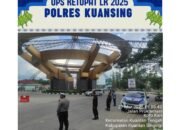 Personel Pos Yan Ketupat Lancang Kuning 2025 Laksanakan Pengaturan Lalu Lintas di Tugu Cerano Antisipasi Pelanggaran dan Laka Lantas