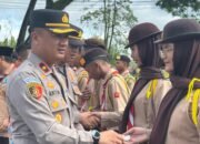 Apel Pelepasan Kontingen Pramuka Kwarcab Bengkalis Menuju Jambore Karhutla Riau 2025 Berlangsung Khidmat