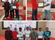 Bupati dan Wakil Bupati Siak Terima Penghargaan, Tiga Wartawan Riau Bangkit dinobatkan Terbaik 2025