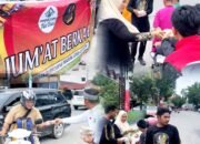 Jumat Berkah Jalan Imam Munandar: PGAD dan Tanjak Bertuah Salurkan 150 Paket Nasi untuk Warga